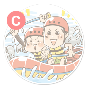 コミカルでかわいい Cタッチ