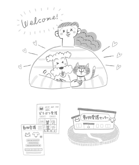 動物・動物看護のイラスト制作-イラストレーターStudioCUBE.