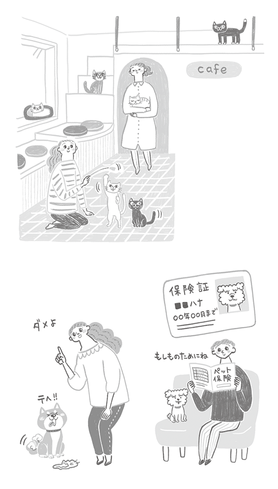 動物・動物看護のイラスト制作-イラストレーターStudioCUBE.