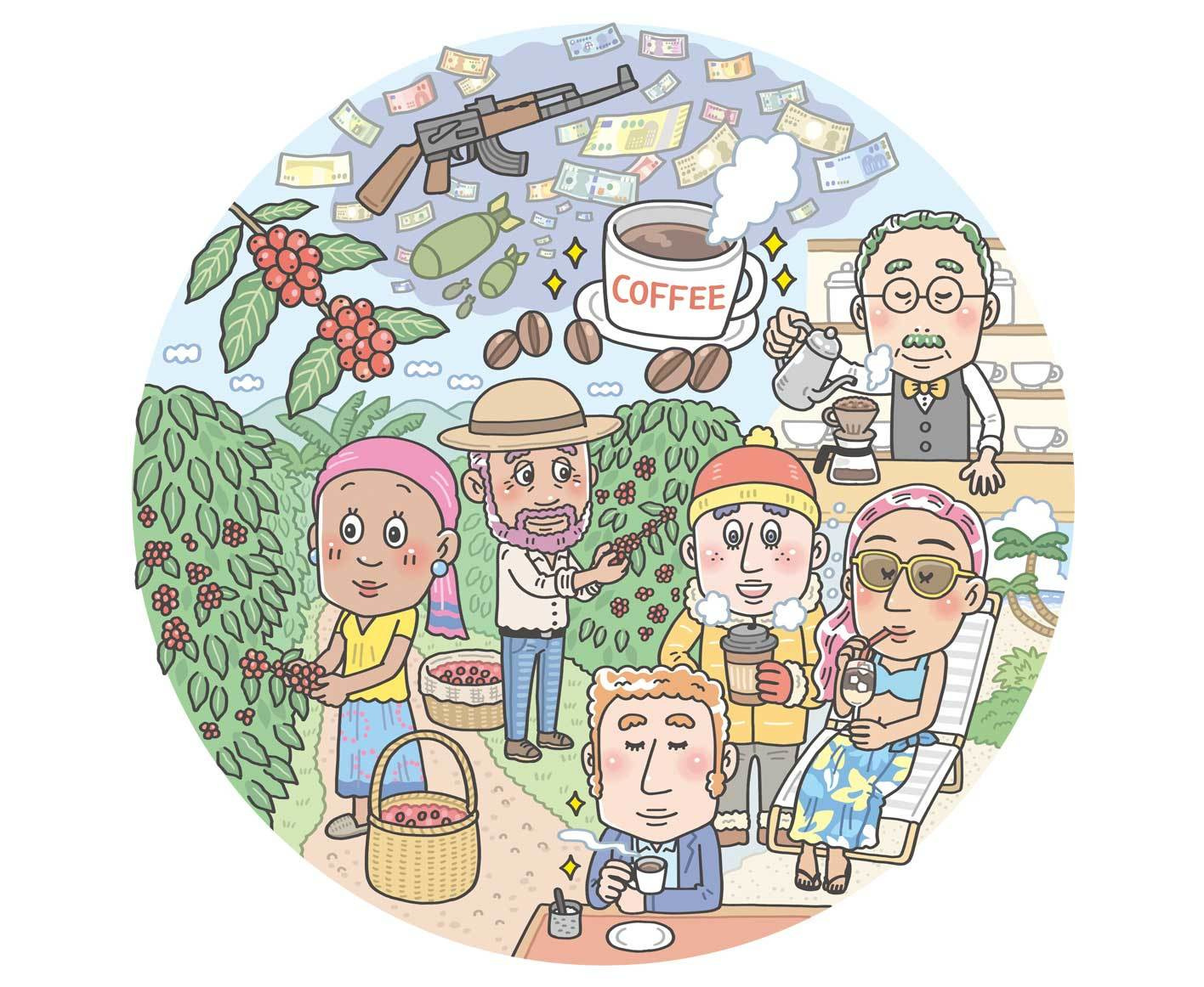 金の星社〈なんでその仕事をえらんだの?〉児童書 学習本 書籍 イラスト制作 イラストレーターStudioCUBE.